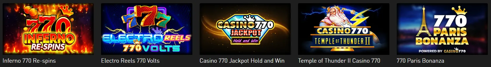Casino 770 games collection